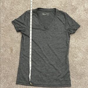 Under Armour Women's Charcoal V-Neck Tee